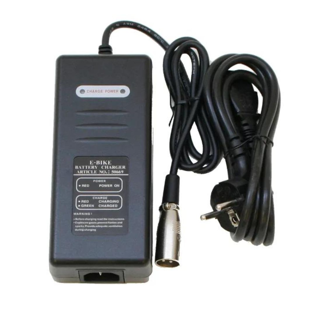 Elcykel lader til batteri (3 pinde)